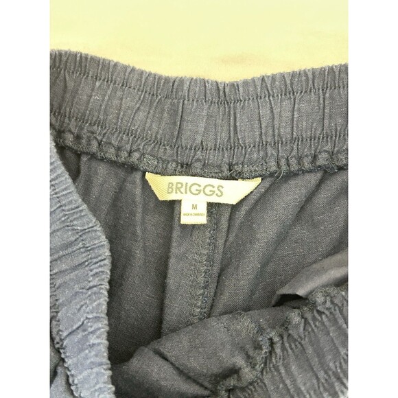 Briggs Womens Medium Blue Linen Rayon‎ Blend Pant NWT - Picture 6 of 10